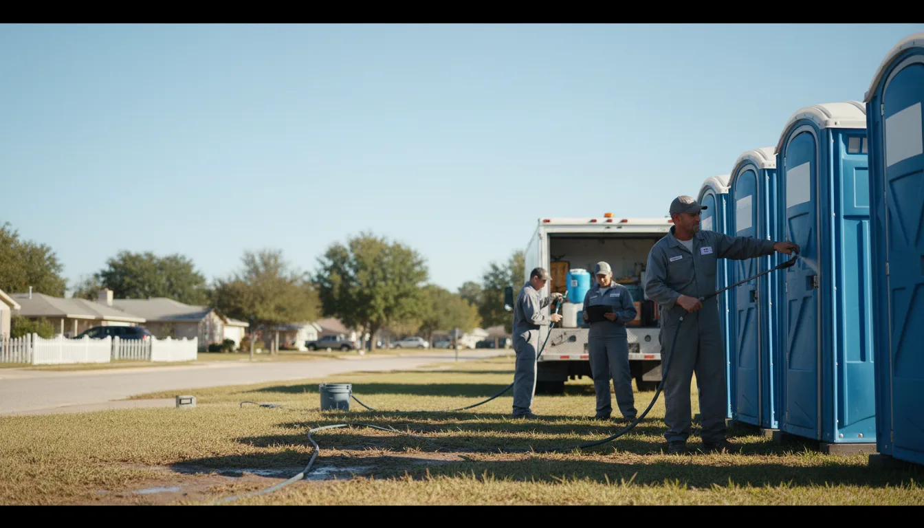 Long-Term Portable Toilet Rental in Ether, NC near me